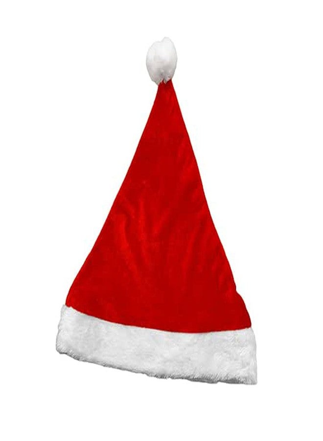 SAI PRASEEDA قبعات سانتا المخملية الناعمة من ساي براسيدا لعيد الميلاد - عبوة من 15 قطعة | لون أحمر وأبيض | قبعة عيد الميلاد الكلاسيكية للأطفال والكبار، للحفلات والمدرسة واحتفالات الأعياد BIVCTH2 - Image 3